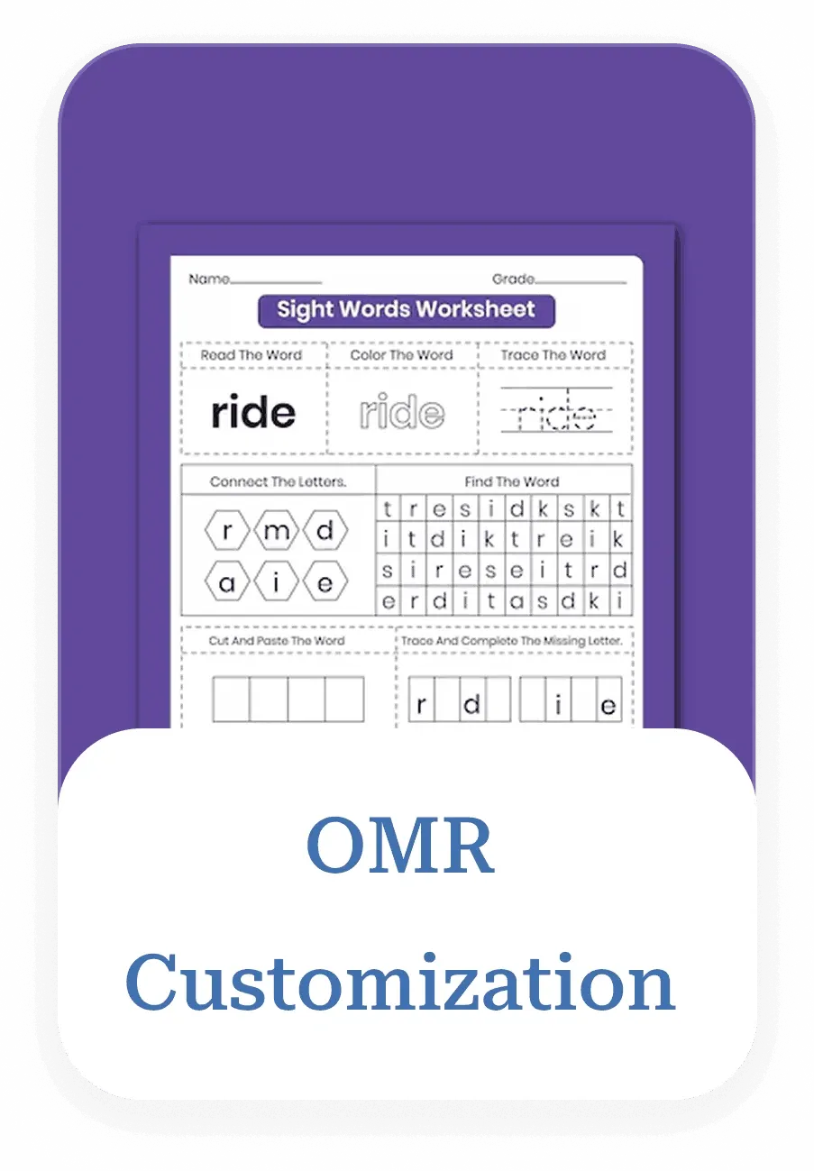 OMR Customization